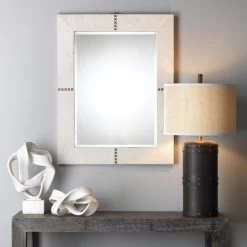 Barrel 29 Inch 150.00 Watt Vintage Leather Table Lamp Portable Light -Jamie Young Co Shop 1barr tlle 2