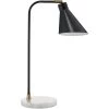Chronicle 20 Inch 60.00 Watt Black / Antique Brass / White Marble Task Lamp Portable Light