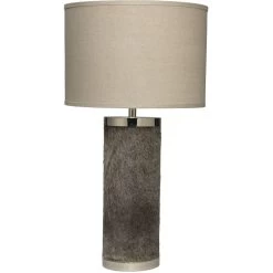 Column 30 Inch 150.00 Watt Grey Table Lamp Portable Light