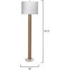 Cylinder Jute 68 Inch 150.00 Watt Rope Floor Lamp Portable Light