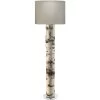 Forrester 69 Inch 150.00 Watt Birch Veneer Floor Lamp Portable Light