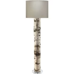 Forrester 69 Inch 150.00 Watt Birch Veneer Floor Lamp Portable Light