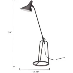 Franco Tri-Pod 33 Inch 60.00 Watt Oil Rubbed Bronze Table Lamp Portable Light 7 Franco Tri-Pod 33 Inch 60.00 Watt Oil Rubbed Bronze Table Lamp Portable Light -Jamie Young Co Shop 1fran tlob 5