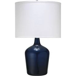 Plum Jar 29 Inch 150.00 Watt Navy Table Lamp Portable Light