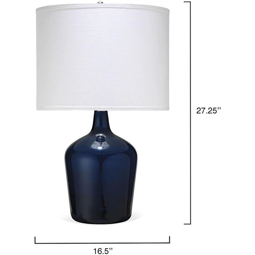 Plum Jar 29 Inch 150.00 Watt Navy Table Lamp Portable Light 2 Plum Jar 29 Inch 150.00 Watt Navy Table Lamp Portable Light - Image 2