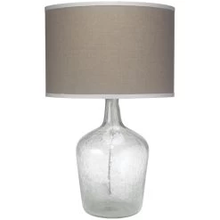 Plum Jar 27 Inch 150.00 Watt Clear Table Lamp Portable Light