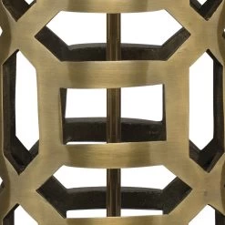 Labyrinth 30 Inch 150.00 Watt Antique Brass Metal Table Lamp Portable Light 8 Labyrinth 30 Inch 150.00 Watt Antique Brass Metal Table Lamp Portable Light -Jamie Young Co Shop 1laby tlab 3