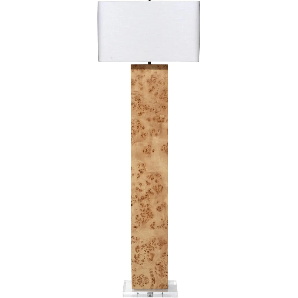 Parallel 63.25 Inch 150 Watt Natural Burl Wood Floor Lamp Portable Light 1 Parallel 63.25 Inch 150 Watt Natural Burl Wood Floor Lamp Portable Light