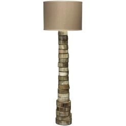 Stacked Horn 60 Inch 150 Watt Horn Floor Lamp Portable Light