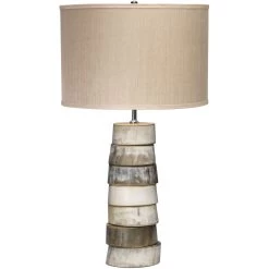 Stacked Horn 27 Inch 150 Watt Horn Table Lamp Portable Light