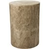 Agave 17.75 X 12 Inch Natural Wood Side Table