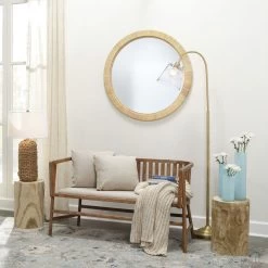 Agave 17.75 X 12 Inch Natural Wood Side Table -Jamie Young Co Shop 20agav stwd 5