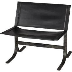 Alessa Black Sling Chair