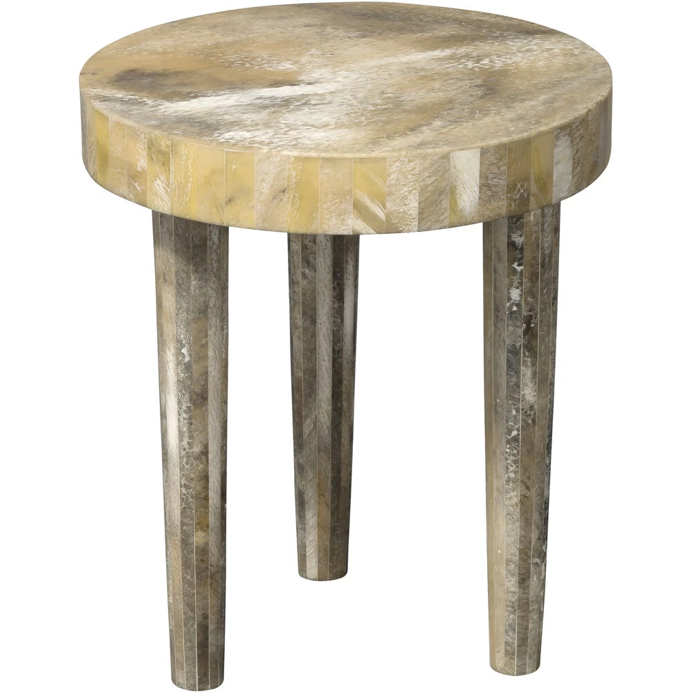 Artemis 16 X 16 Inch Pearl Resin Side Table 1 Artemis 16 X 16 Inch Pearl Resin Side Table