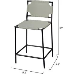 Asher 36 Inch Grey Counter Stool -Jamie Young Co Shop 20ashe csdg 2