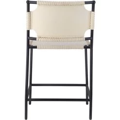 Asher 35 Inch Off-White Leather & Black Metal Counter Stool -Jamie Young Co Shop 20ashe csow 5