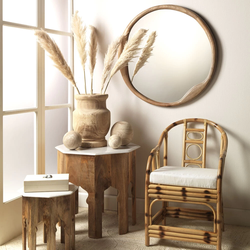 Atlas 18 X 18 Inch White Marble Side Table 5 Atlas 18 X 18 Inch White Marble Side Table - Image 5