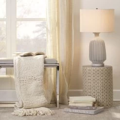 Charlotte 18 X 13 Inch Cream And Grey Side Table 11 Charlotte 18 X 13 Inch Cream And Grey Side Table -Jamie Young Co Shop 20char stgr 6