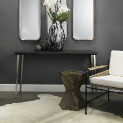 Crown 19 X 17 Inch Acid Washed Metal Side Table -Jamie Young Co Shop 20crow smaw 6