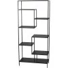 Element 80 X 36 X 16 Inch Black Iron Etagere