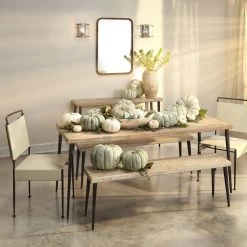 Farmhouse 53 X 16 Inch Natural Wood Console Table 11 Farmhouse 53 X 16 Inch Natural Wood Console Table -Jamie Young Co Shop 20farm cona 8