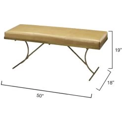 Kai Antique Brass Bench -Jamie Young Co Shop 20kai beca 2