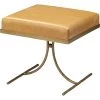 Kai 18 Inch Antique Brass Stool