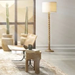 Mesa 17 X 13.5 Inch Natural Wood Wooden Stool -Jamie Young Co Shop 20mesa stwd 5