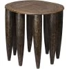 Naga 21.25 Inch Dark Antique Stool