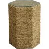 Peninsula 21 X 15 Inch Natural Sea Grass Side Table
