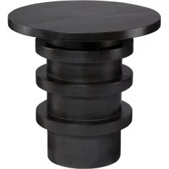 Revolve 24 X 24 Inch Charcoal Side Table