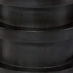 Revolve 24 X 24 Inch Charcoal Side Table -Jamie Young Co Shop 20revo stch 3