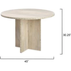Sama White Patina Bistro Dining Table -Jamie Young Co Shop 20sama bina 2
