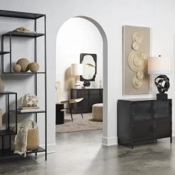 Vitrino 50 Inch Black 6 Door Console -Jamie Young Co Shop 20vitr6 cobk 6