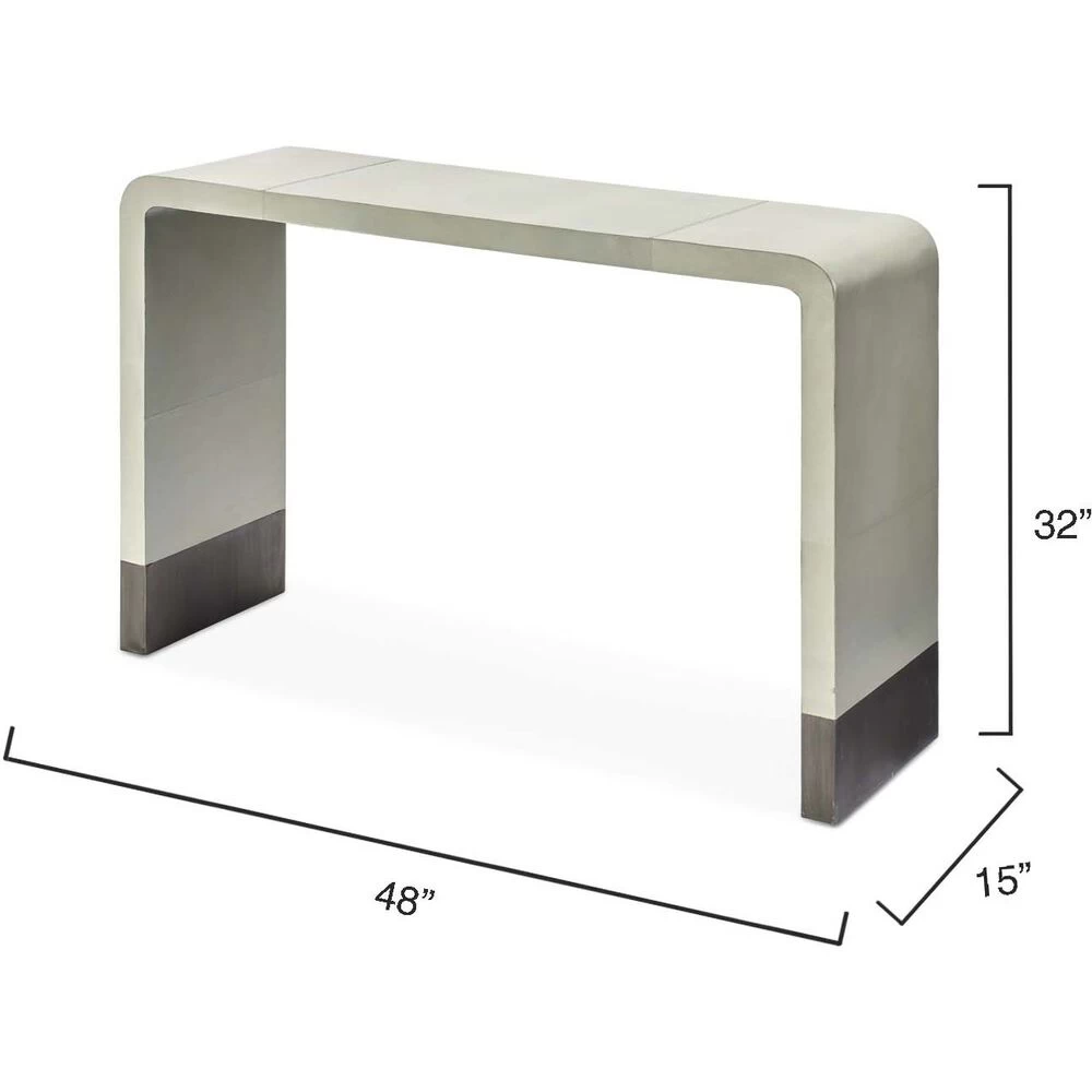 Waterfall 48 Inch Grey Console 3 Waterfall 48 Inch Grey Console - Image 3