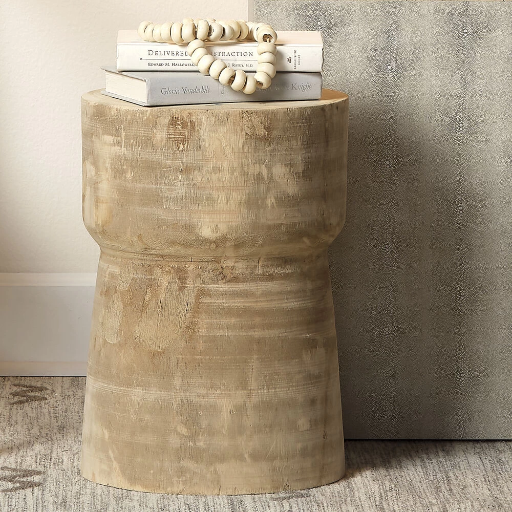 Yucca 17.75 X 12 Inch Natural Wood Side Table 2 Yucca 17.75 X 12 Inch Natural Wood Side Table - Image 2