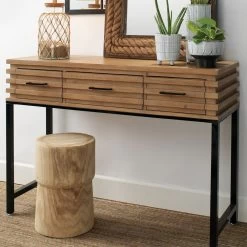 Yucca 17.75 X 12 Inch Natural Wood Side Table 14 Yucca 17.75 X 12 Inch Natural Wood Side Table -Jamie Young Co Shop 20yucc stwd 5