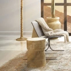 Yucca 17.75 X 12 Inch Natural Wood Side Table 17 Yucca 17.75 X 12 Inch Natural Wood Side Table -Jamie Young Co Shop 20yucc stwd 8