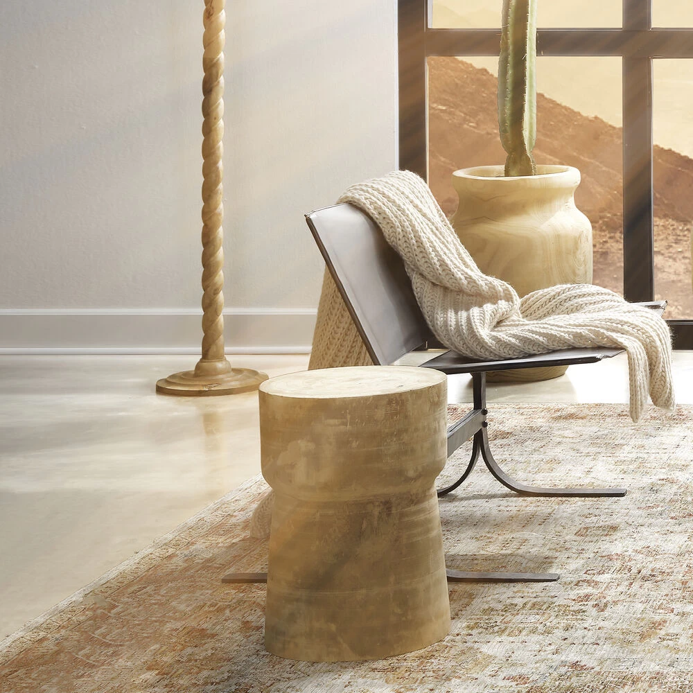 Yucca 17.75 X 12 Inch Natural Wood Side Table 9 Yucca 17.75 X 12 Inch Natural Wood Side Table - Image 9