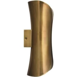 Capsule 2 Light 5 Inch Antique Brass & Antique Silver Interior Wall Sconce Wall Light -Jamie Young Co Shop 4caps scab 5