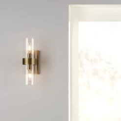 Chatham 2 Light 5 Inch Antique Brass Wall Sconce Wall Light 12 Chatham 2 Light 5 Inch Antique Brass Wall Sconce Wall Light -Jamie Young Co Shop 4chat scab 4