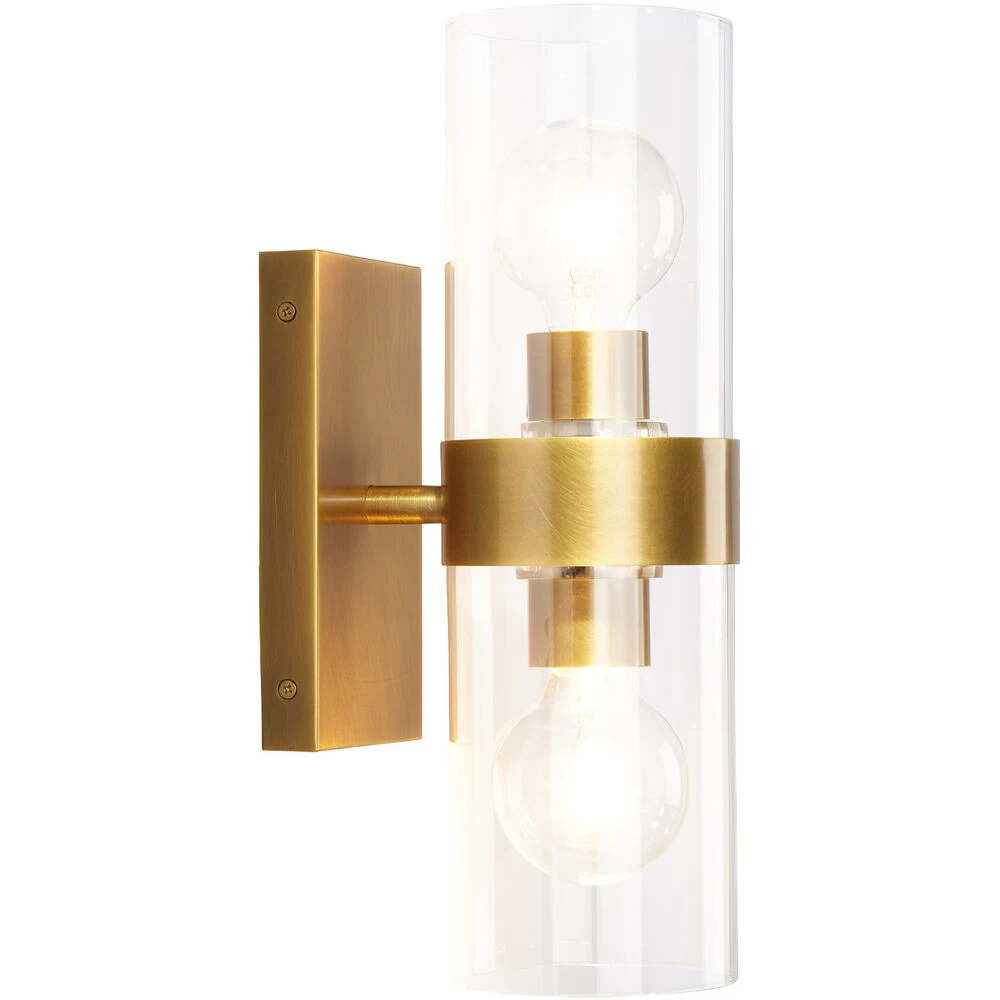 Chatham 2 Light 5 Inch Antique Brass Wall Sconce Wall Light 8 Chatham 2 Light 5 Inch Antique Brass Wall Sconce Wall Light - Image 8