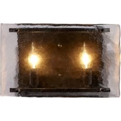 Glenn 2 Light 14 Inch Oil Rubbed Bronze Double Wall Sconce Wall Light -Jamie Young Co Shop 4glen dbob 4