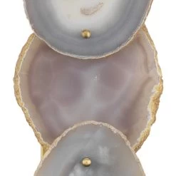 Trinity 2 Light 6.5 Inch Pale Lavender & Antique Brass Wall Sconce Wall Light 8 Trinity 2 Light 6.5 Inch Pale Lavender & Antique Brass Wall Sconce Wall Light -Jamie Young Co Shop 4trin lglv 3