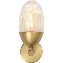 Whitworth 1 Light 5.5 Inch Polished Brass Sconce Wall Light, Small -Jamie Young Co Shop 4whit smab 4