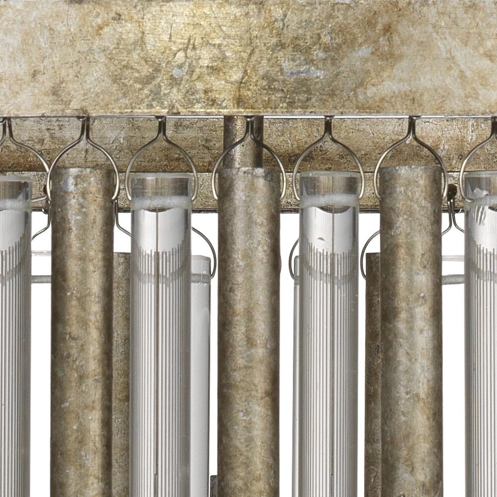 Andromeda 6 Light 24 Inch Champagne Leaf Chandelier Ceiling Light 5 Andromeda 6 Light 24 Inch Champagne Leaf Chandelier Ceiling Light - Image 5