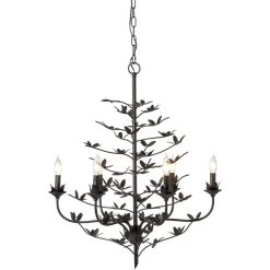 Blooming 12 Light 30 Inch Black Chandelier Ceiling Light -Jamie Young Co Shop 5bloo blck 4