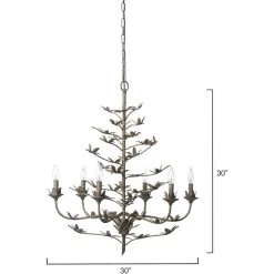 Blooming 12 Light 30 Inch Rust Chandelier Ceiling Light -Jamie Young Co Shop 5bloo rust 2