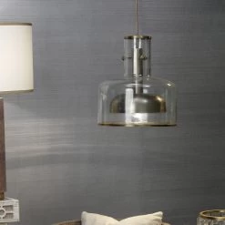 Clyde 1 Light 14 Inch Clear With Gun Metal Pendant Ceiling Light -Jamie Young Co Shop 5clyd clgm 8