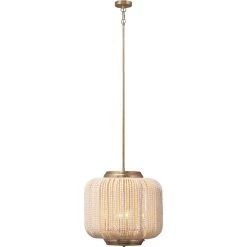 Eclair 4 Light 20 Inch Antique Champagne Beaded Chandelier Ceiling Light -Jamie Young Co Shop 5ecla chsl 4